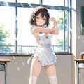 放課後メイドタイム♪R-15版 裸エプロン 3枚目