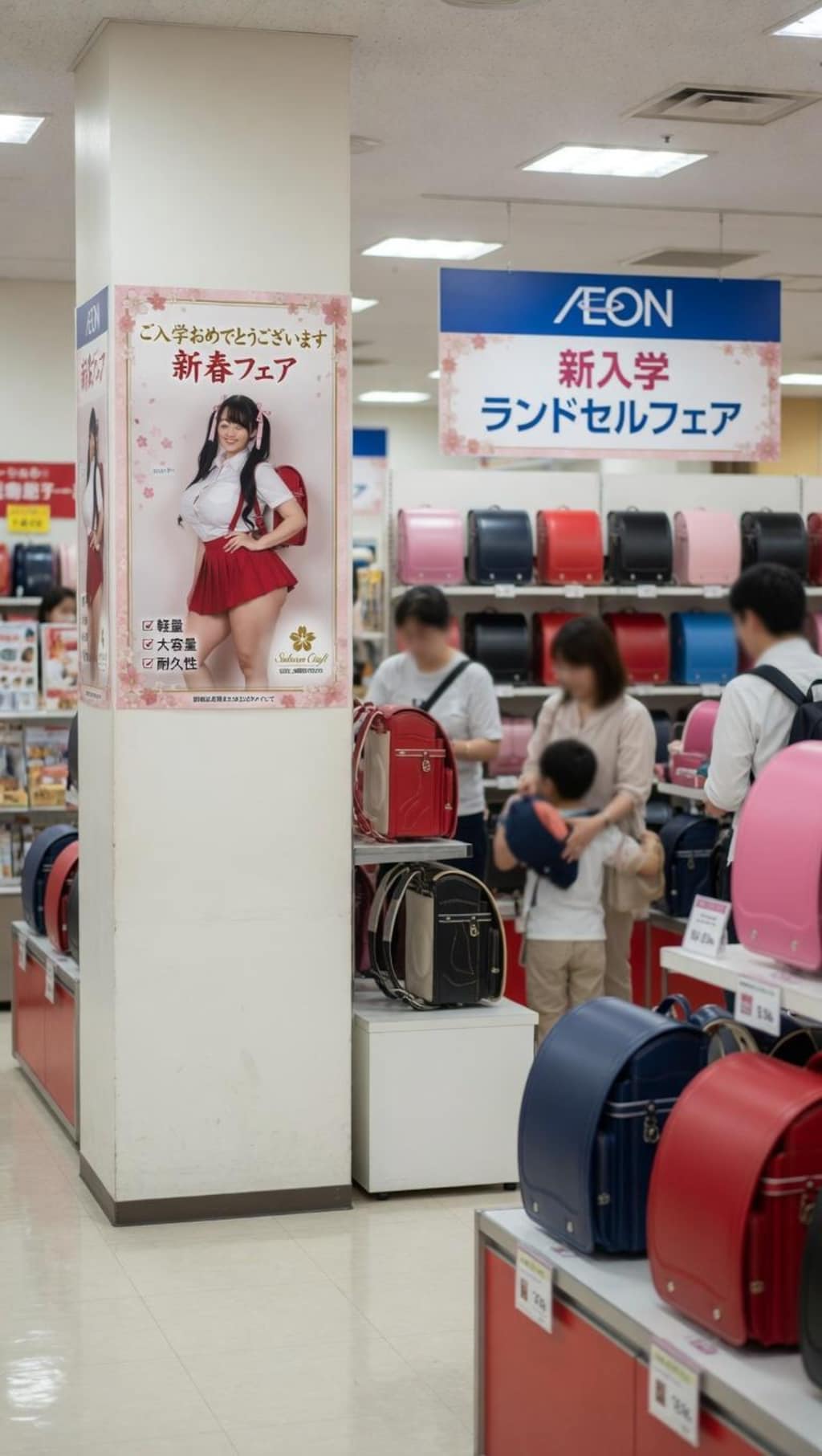 ランドセルの広告塔になってみた！