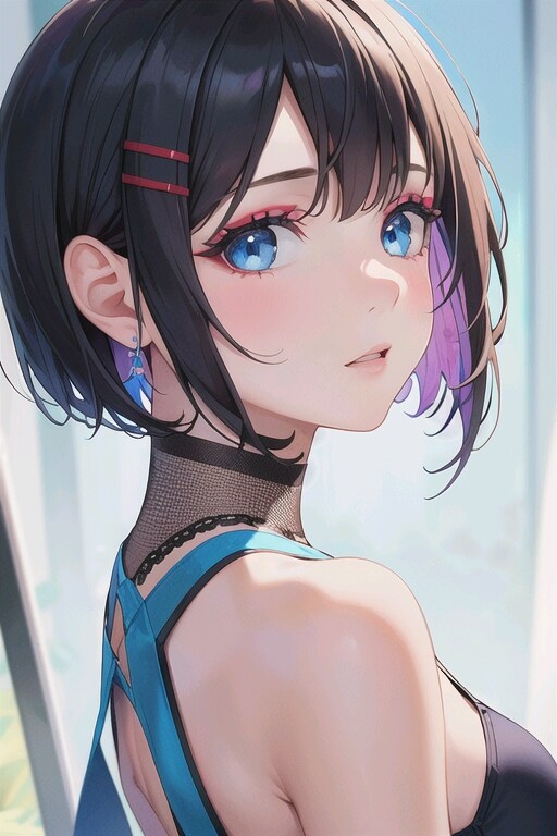 化粧した瞳菜 | の人気AIイラスト・グラビア