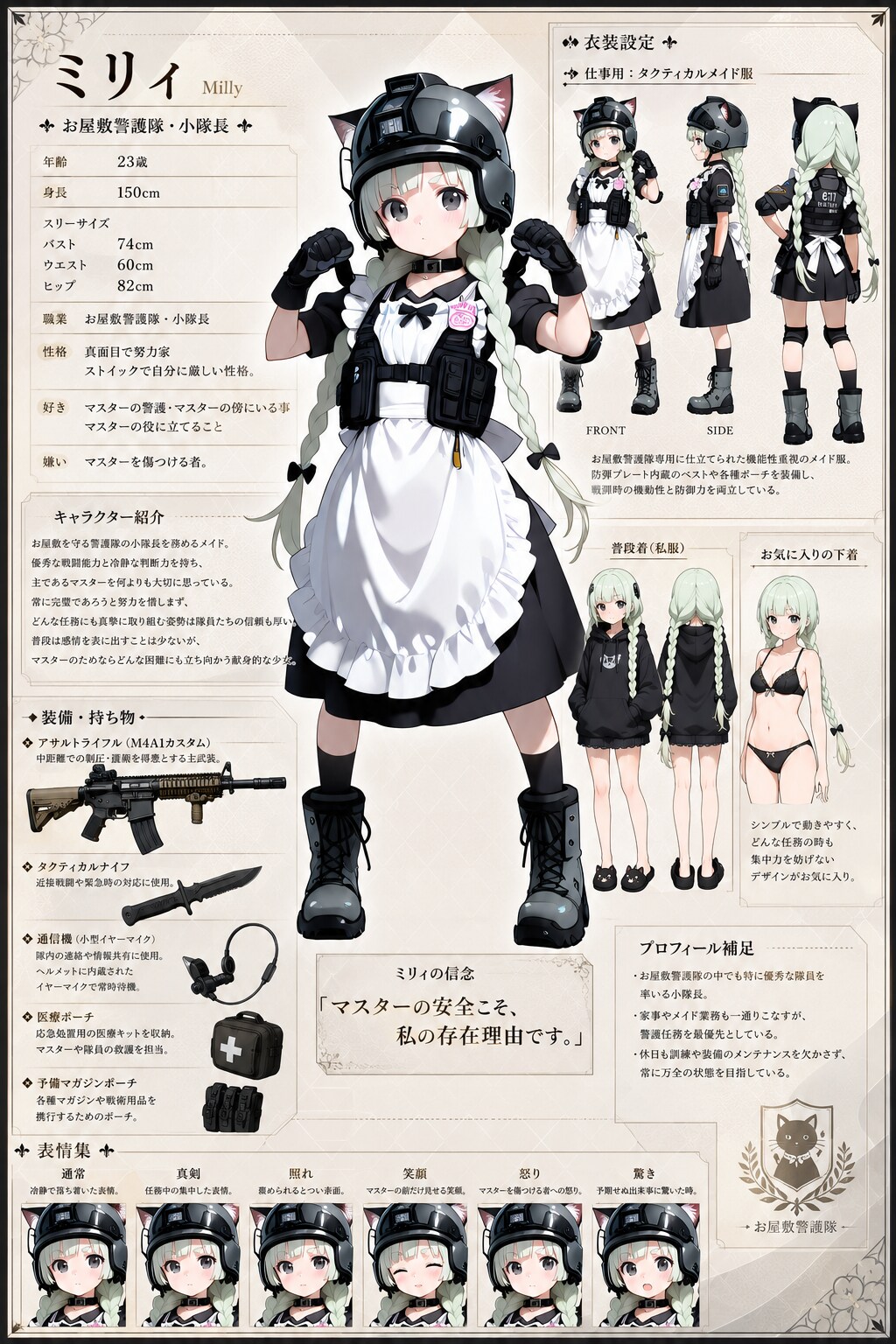 ミリィちゃんのプロフ✨