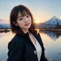 山と日の出 4/10 11枚目