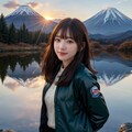 山と日の出 4/10 6枚目
