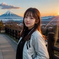 山と日の出 4/10 12枚目