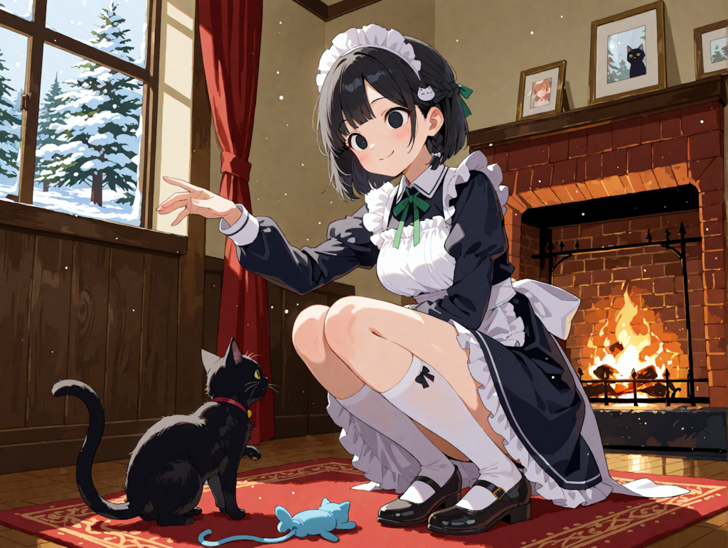 凜猫ちゃんと黒猫