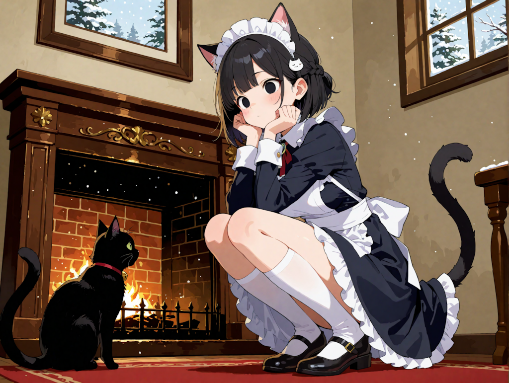 凜猫ちゃんと黒猫