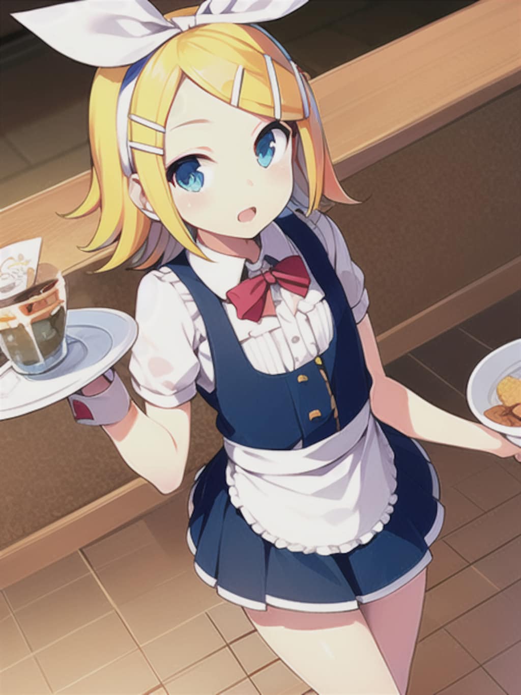 レストランのアルバイトをはしごするリンちゃん