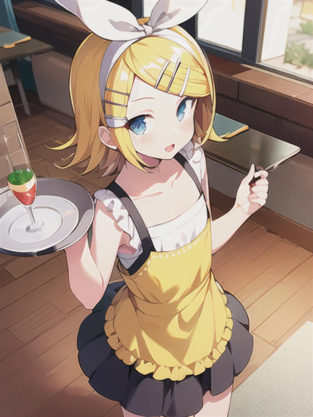 レストランのアルバイトをはしごするリンちゃん