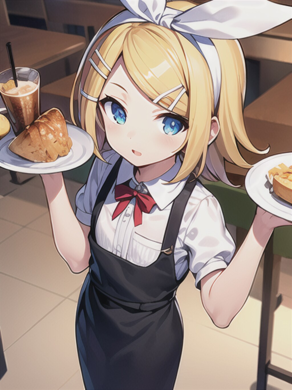 レストランのアルバイトをはしごするリンちゃん