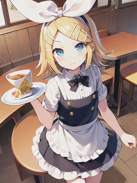 レストランのアルバイトをはしごするリンちゃん