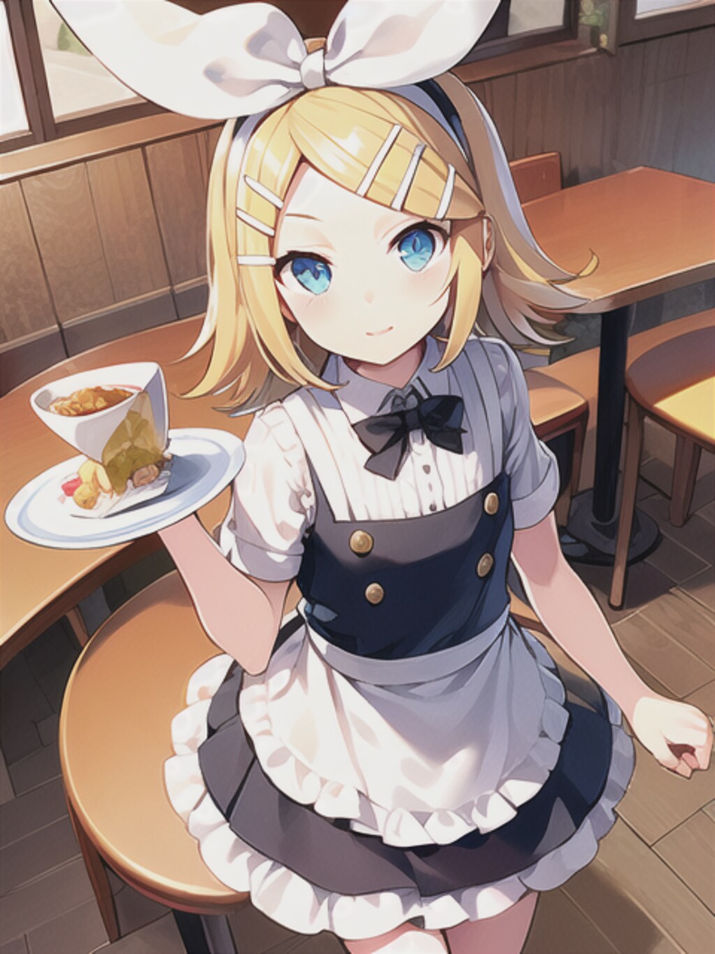 レストランのアルバイトをはしごするリンちゃん