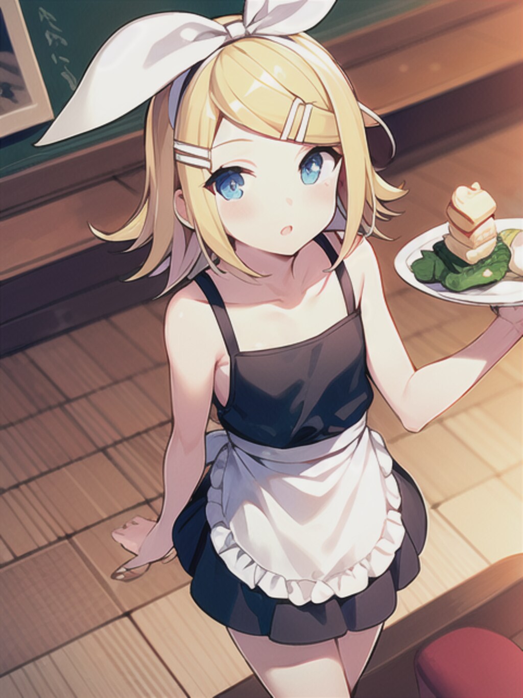 レストランのアルバイトをはしごするリンちゃん