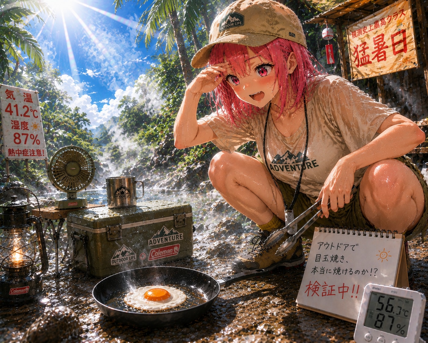 蒸し暑いの最悪