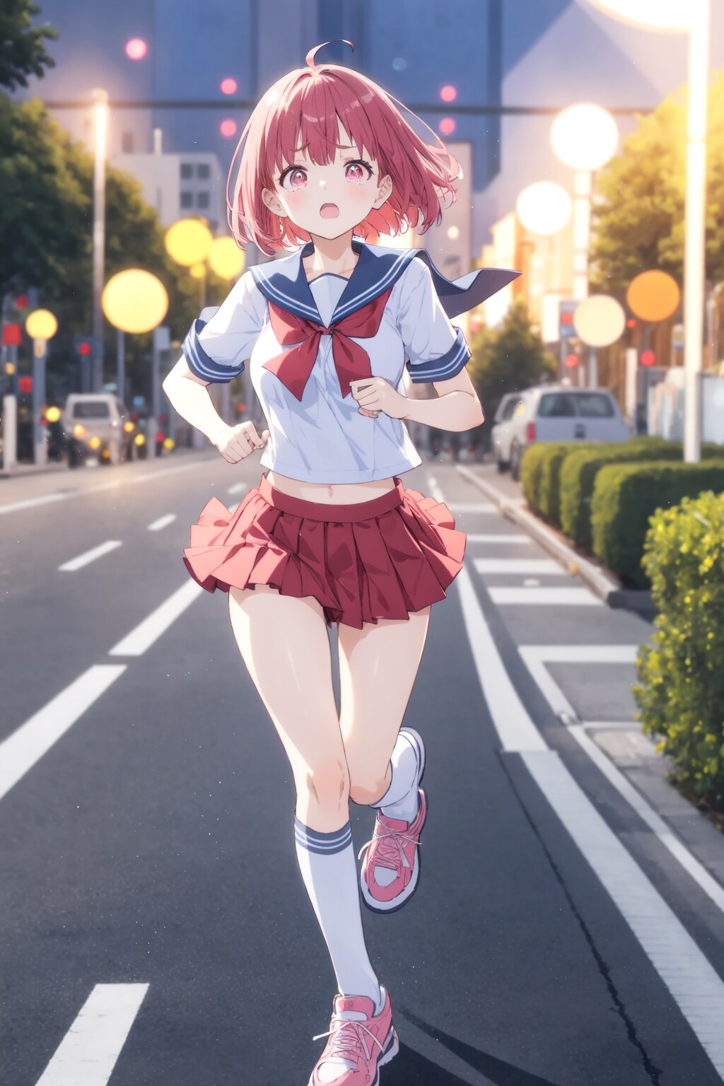 門限に、遅れる～！ | の人気AIイラスト・グラビア