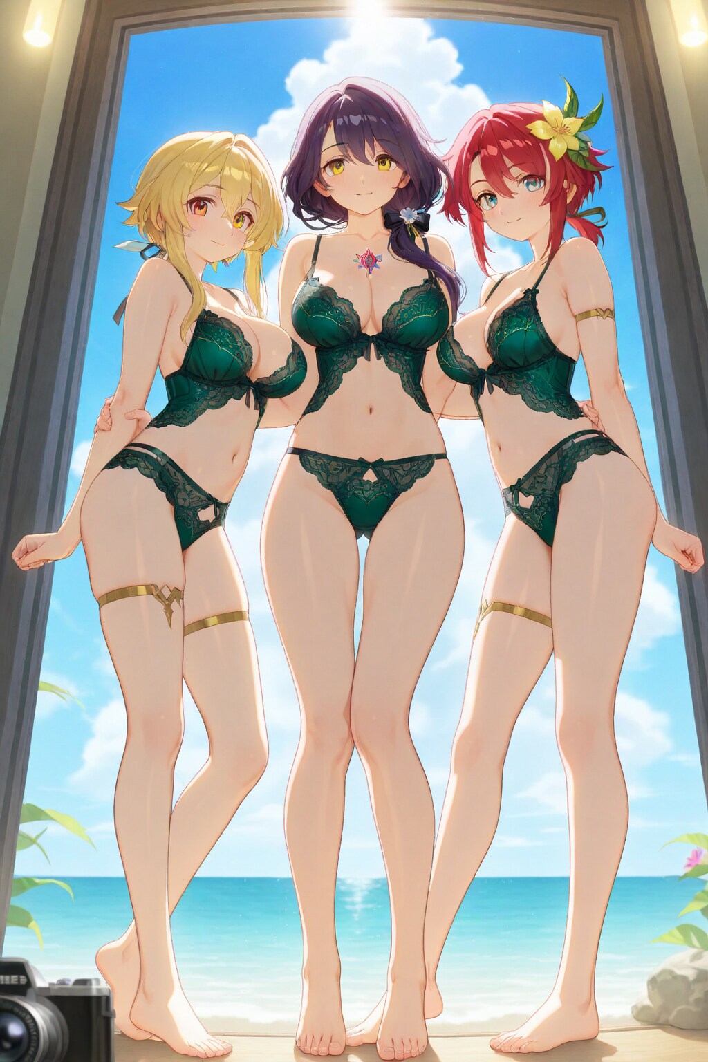 美少女３人組の