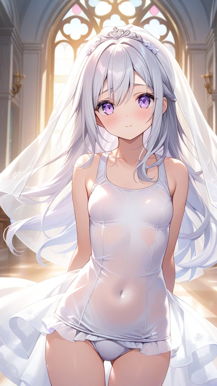 白スク水ウェディングVEGAちゃん