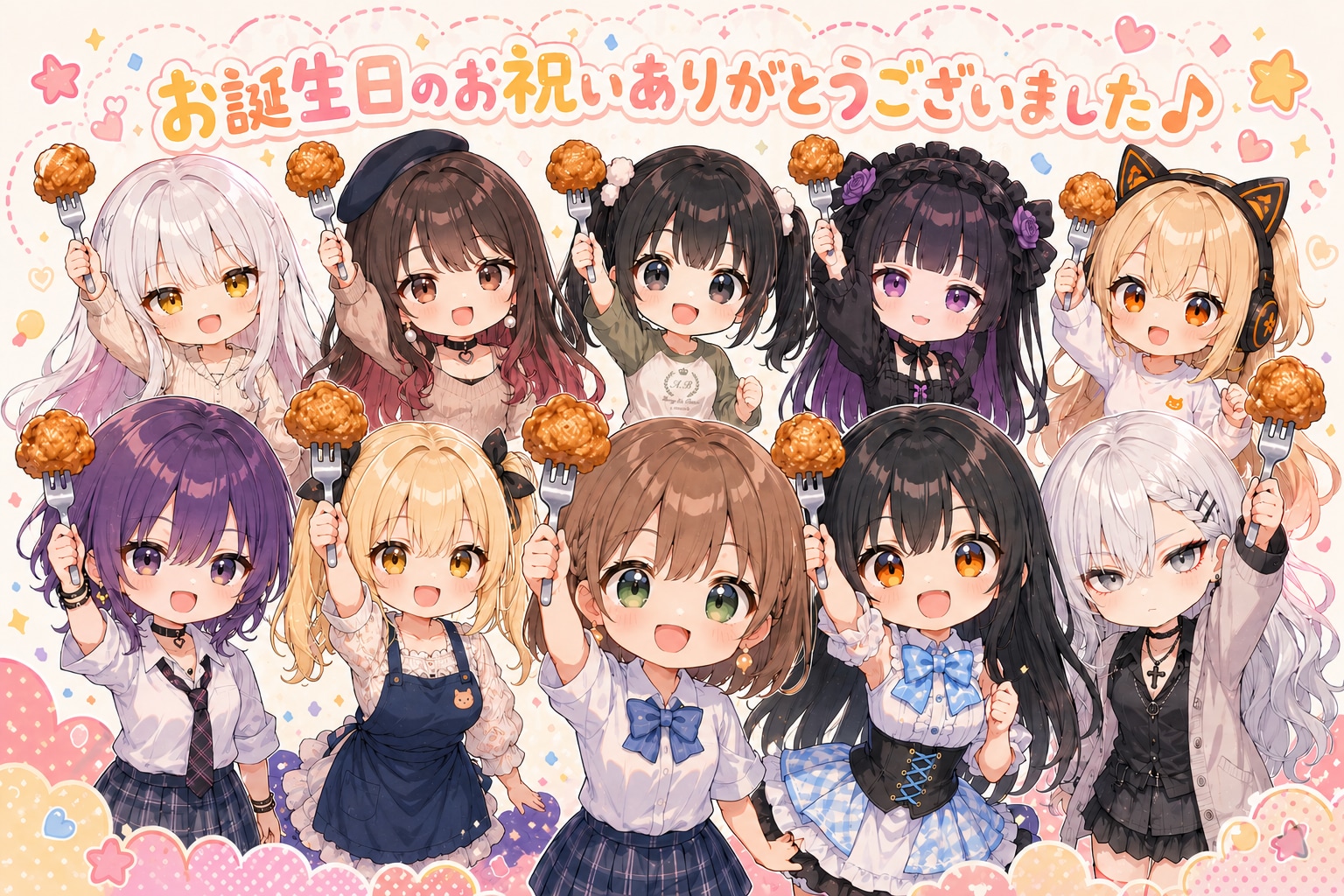 お誕生日お祝いありがとうございました♪
