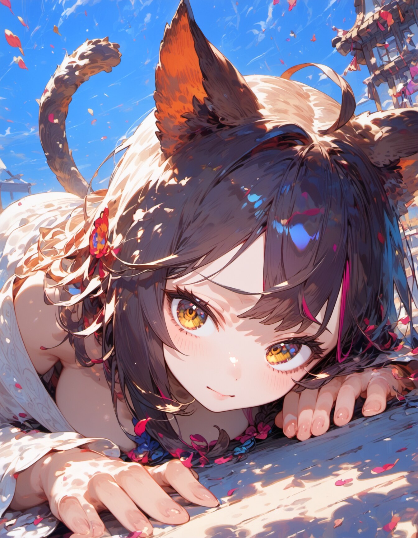 down | の人気AIイラスト・グラビア