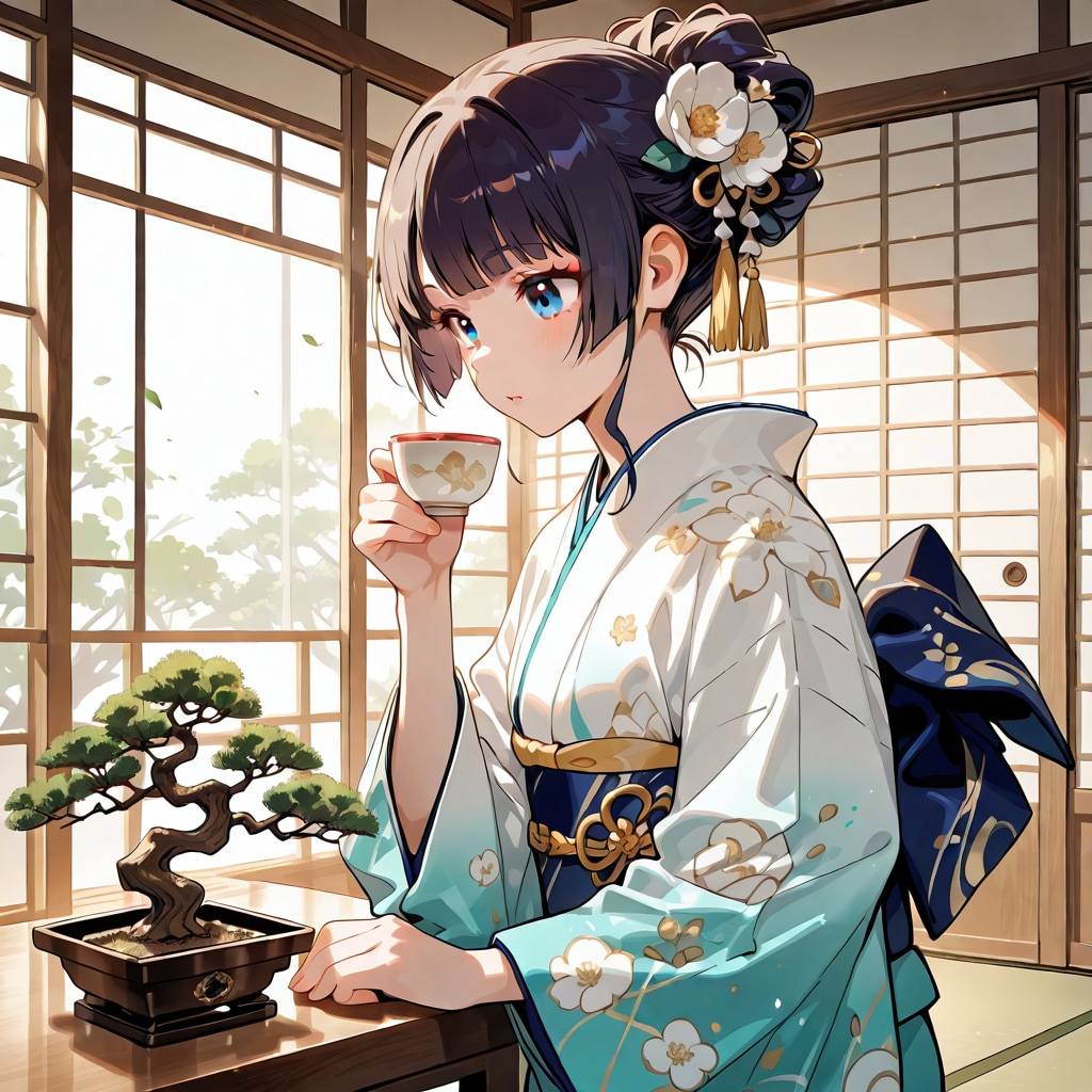 盆栽 | の人気AIイラスト・グラビア