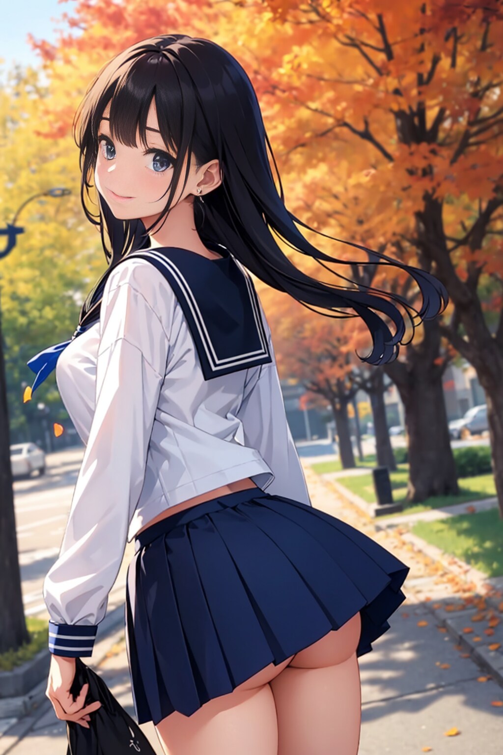 秋の中のJK　〜制服のある風景〜