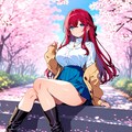 桜並木を愛でてみた 2枚目
