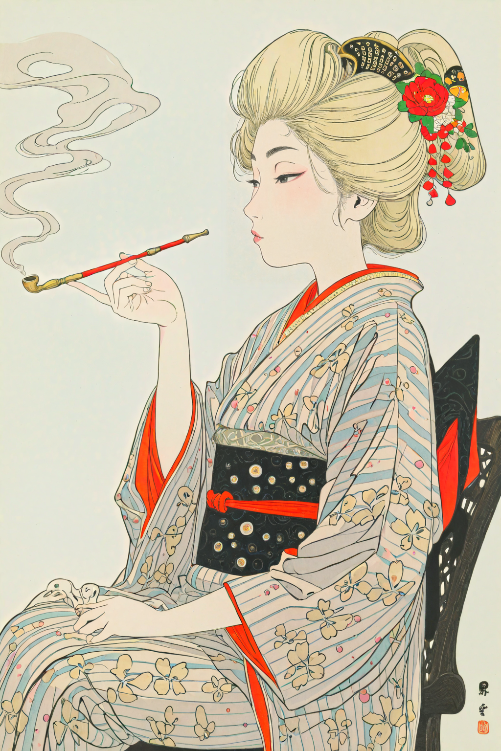 絵柄もtraditional