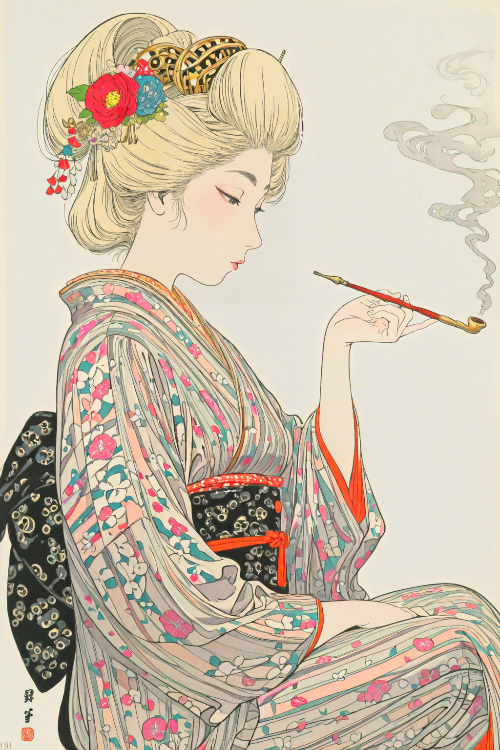 絵柄もtraditional