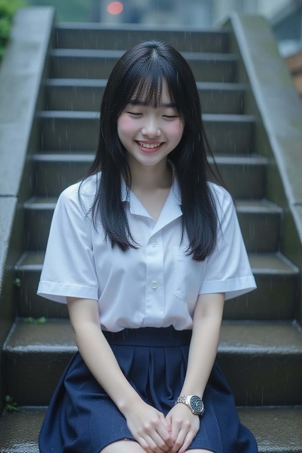 土砂降りで笑っちゃう