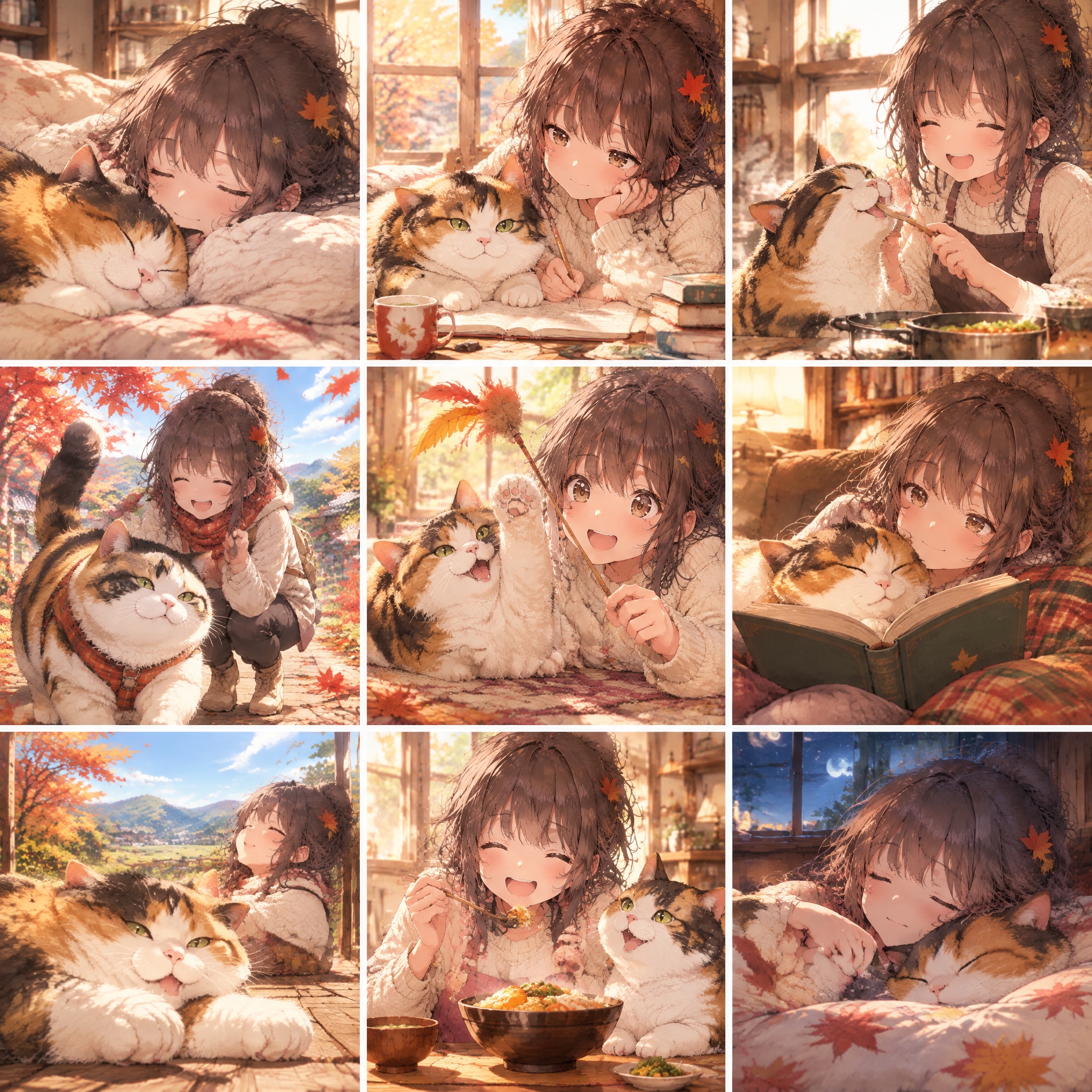 三毛殿との思い出（６）三毛殿　GPTimages2.5 | の人気AIイラスト・グラビア