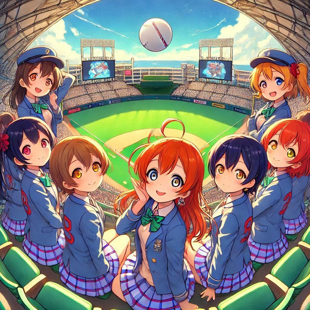 ラブライブキャラと野球