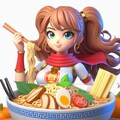 リベンジ作品　ラーメン戦士Tonkotsu Temptation　パルプンテガチャ 8枚目