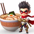 リベンジ作品　ラーメン戦士Tonkotsu Temptation　パルプンテガチャ 12枚目