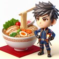 リベンジ作品　ラーメン戦士Tonkotsu Temptation　パルプンテガチャ 6枚目