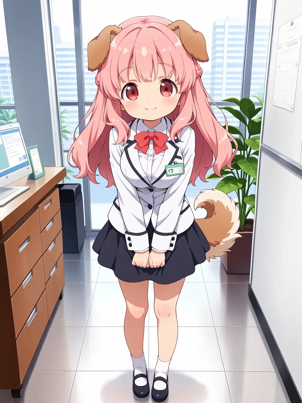 受付担当りな？