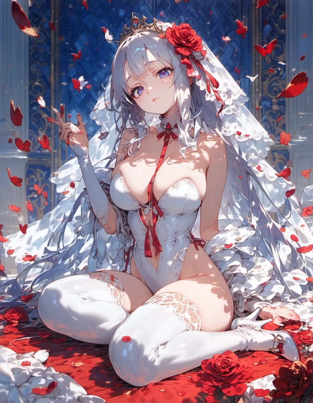 Bride of Crimson Roses