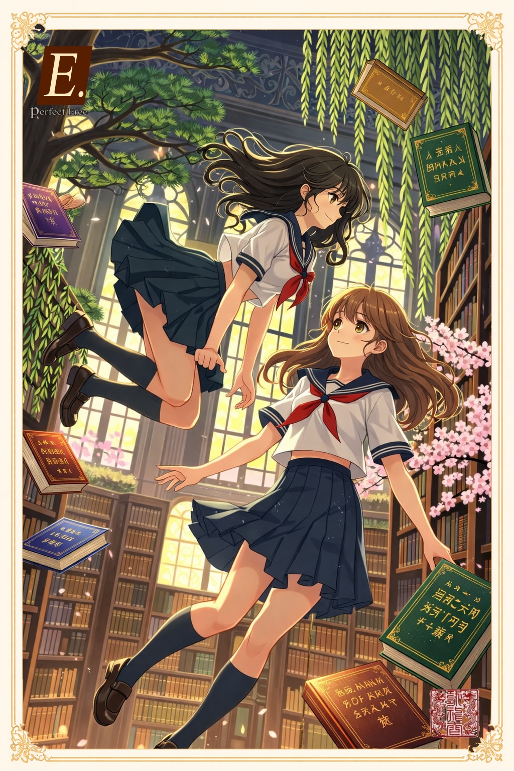 図書館その❶ | の人気AIイラスト・グラビア