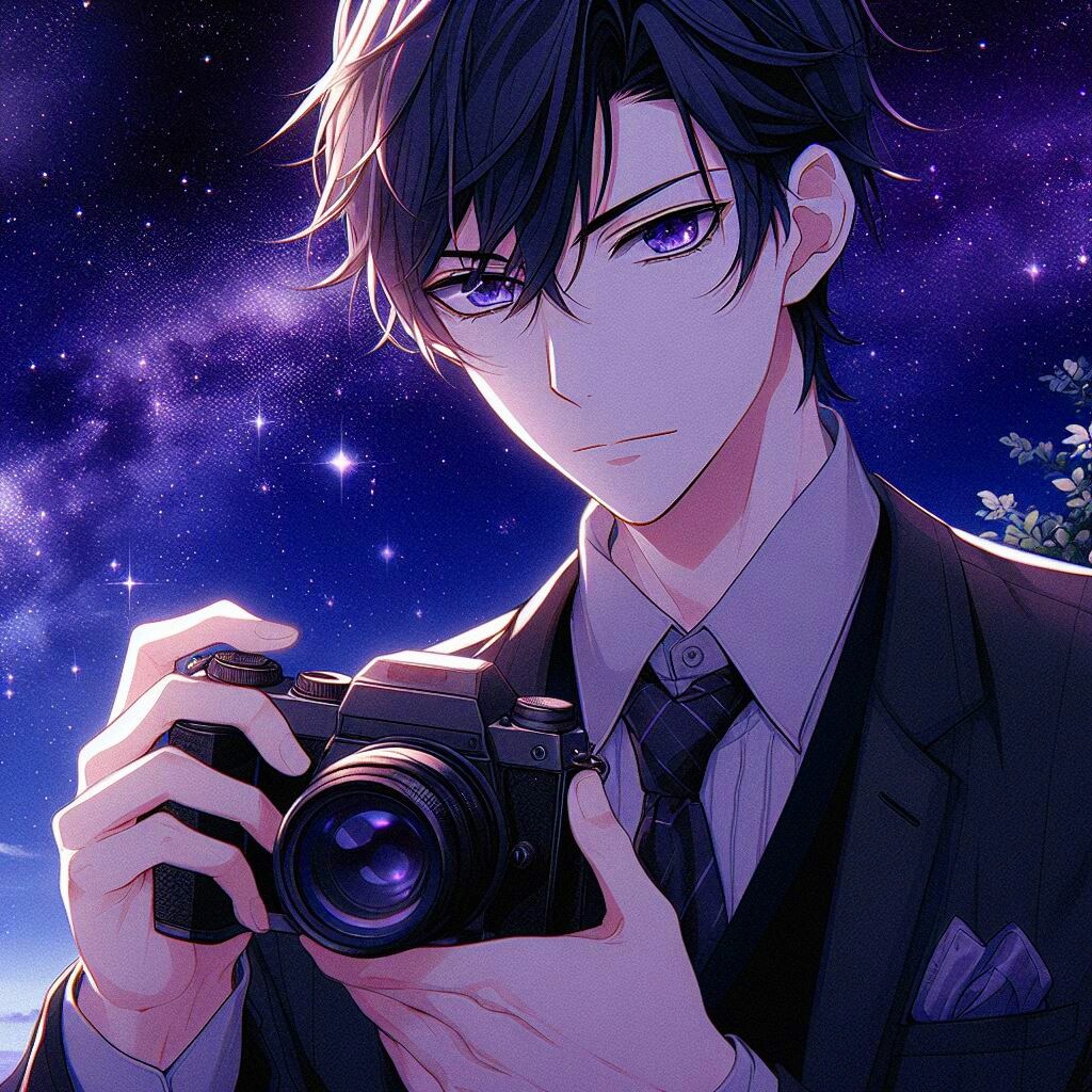 カメラと黒髪短髪男性★その1(12枚)