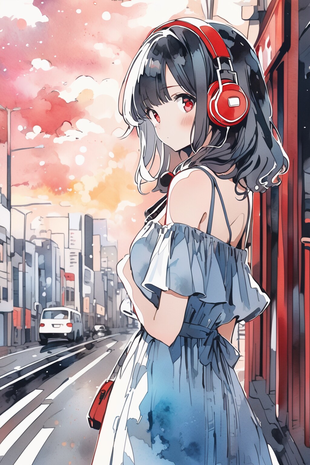 街角 | の人気AIイラスト・グラビア