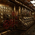 スチームパンク機械室 3枚目