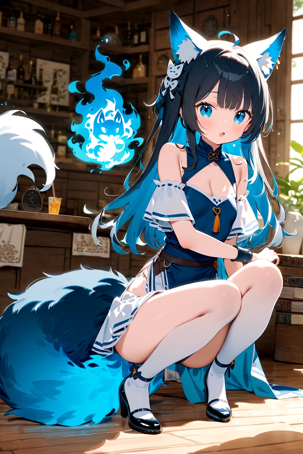 燃え尻尾のジル | の人気AIイラスト・グラビア