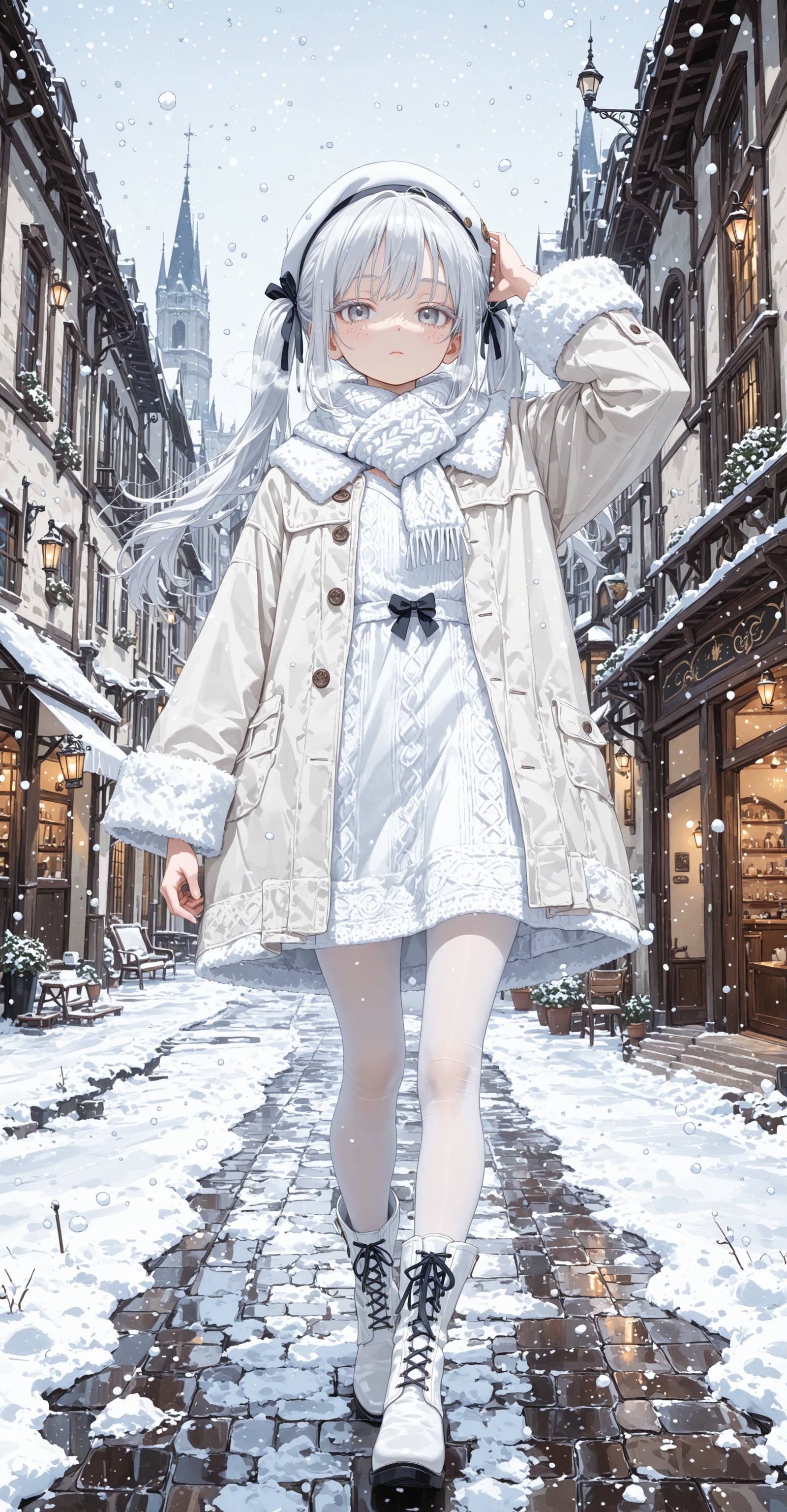 雪積もってるじゃん！ | の人気AIイラスト・グラビア