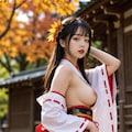 紅葉　巫女 2枚目