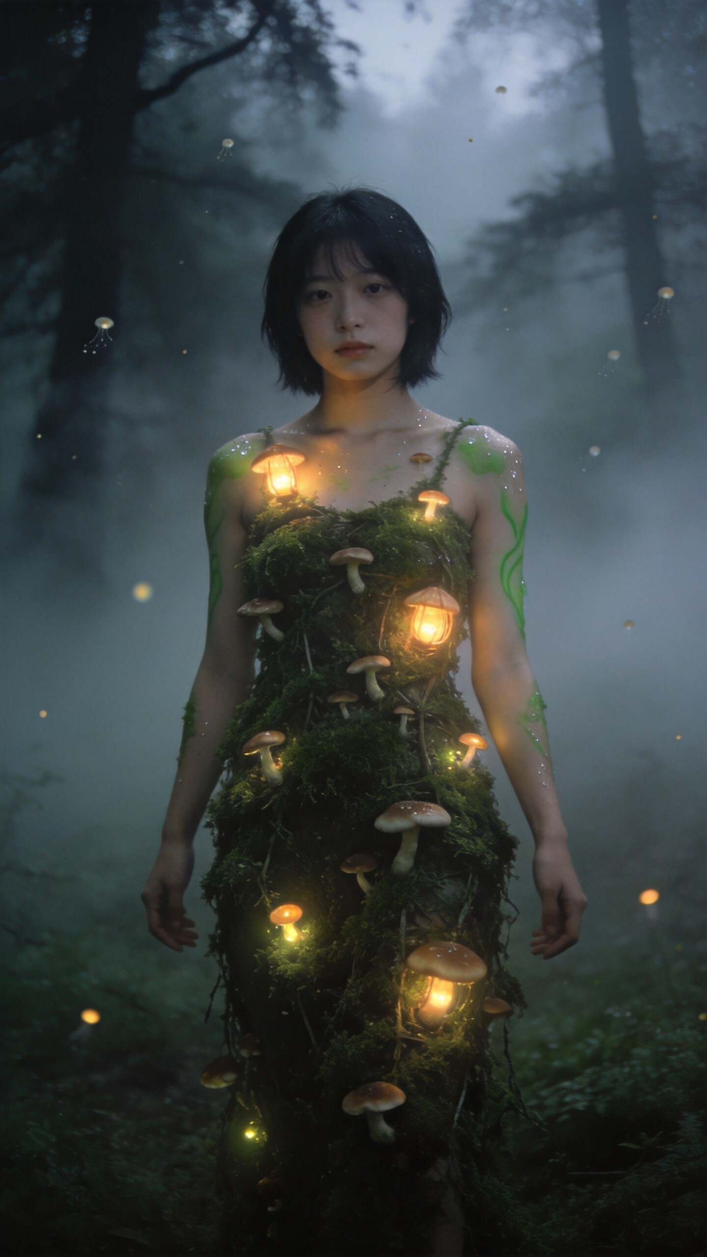 Glow Beneath the Skin of Night | の人気AIイラスト・グラビア