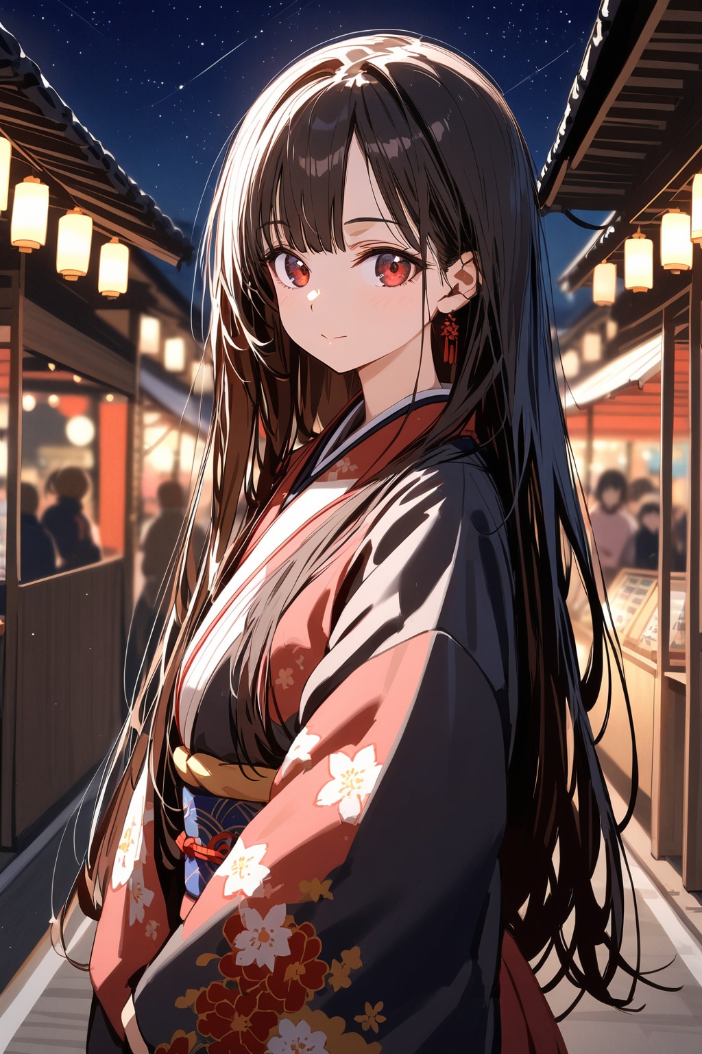 屋台巡り | の人気AIイラスト・グラビア