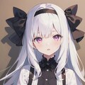 影のあるリボンの女の子 10枚目