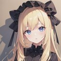 影のあるリボンの女の子 8枚目