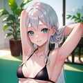 ストレッチします。硬いので。 5枚目