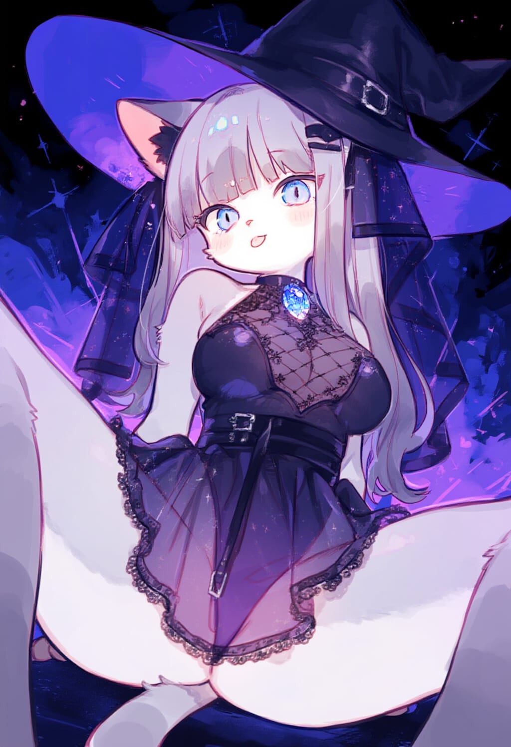 舌ペロ猫ちゃん魔女コス🧙‍♀️🐱