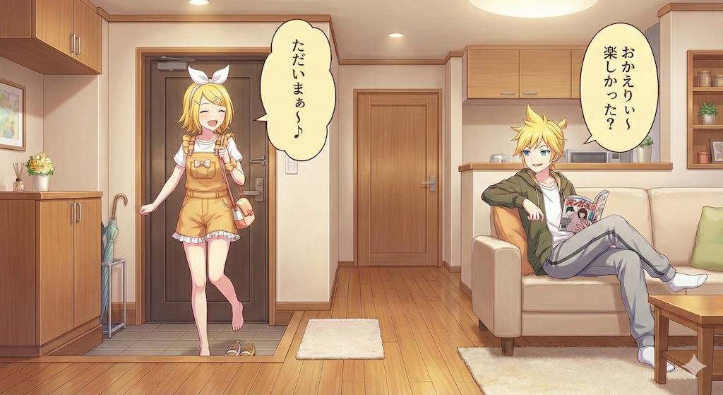 遊園地でデートするリンさん😁