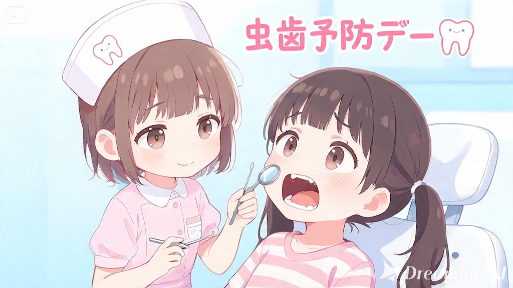 ✘今日は何の日？（年月日固定＋チビキャラ複数）のテスト生成（ＡＩによる違いを比較）