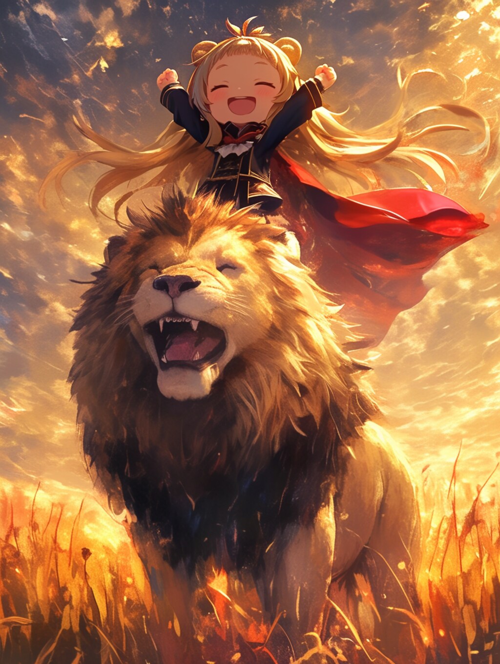 弱そうなライオン🦁